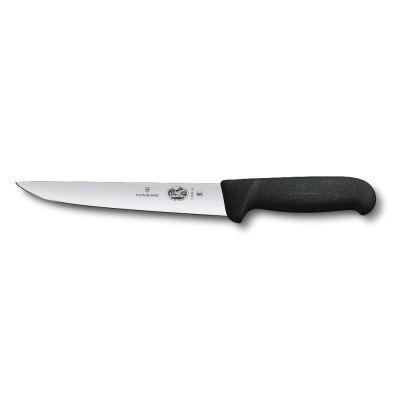 Нож обвалочный  жиловочный VICTORINOX Fibrox с прямым лезвием 18 см