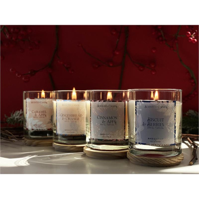 Свеча ароматическая gifting, cinnamon&apple, 40 ч