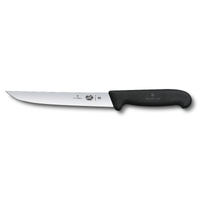 Нож разделочный VICTORINOX Fibrox с прямым узким лезвием 15 см